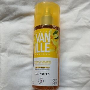 Vanilla Hair and Body Mist - Yellow